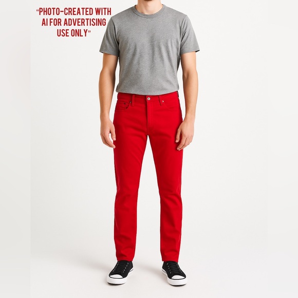 HOLLISTER California Skinny Jeans Red Button Fly Men’s 30x30 - Picture 1 of 10